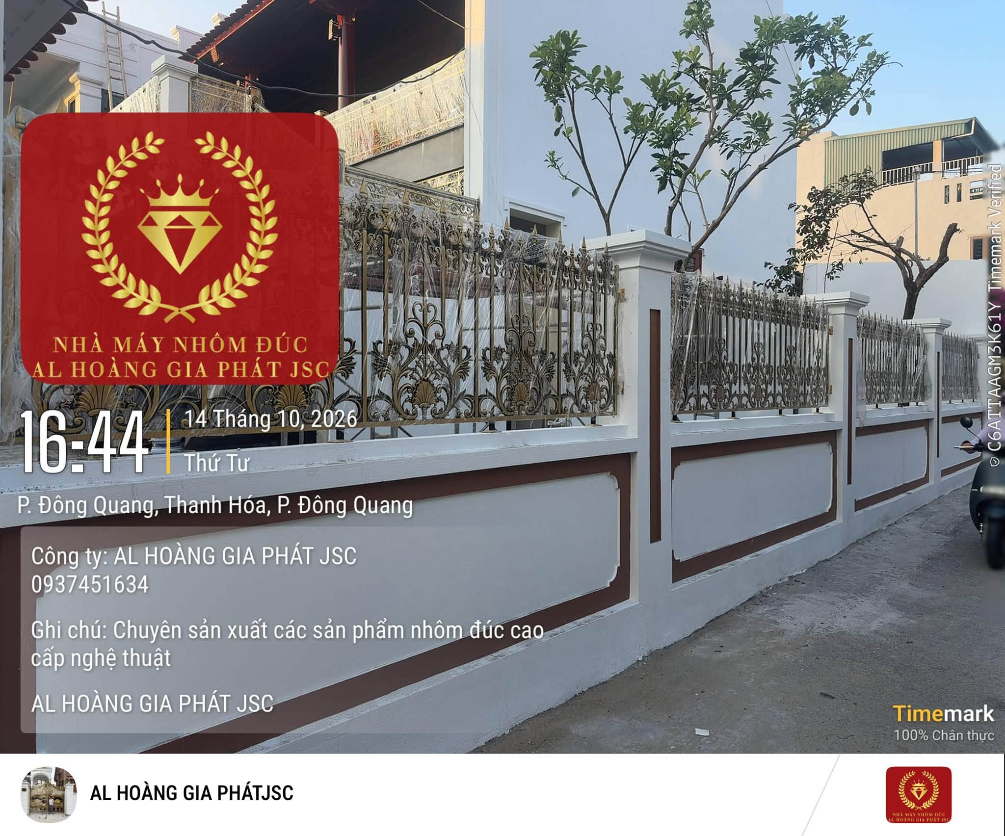 Cổng Nhôm Đúc Tỳ Hưu - Long Lân Chiêu Tài 2